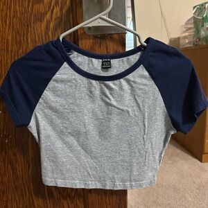 Basic color block crop top